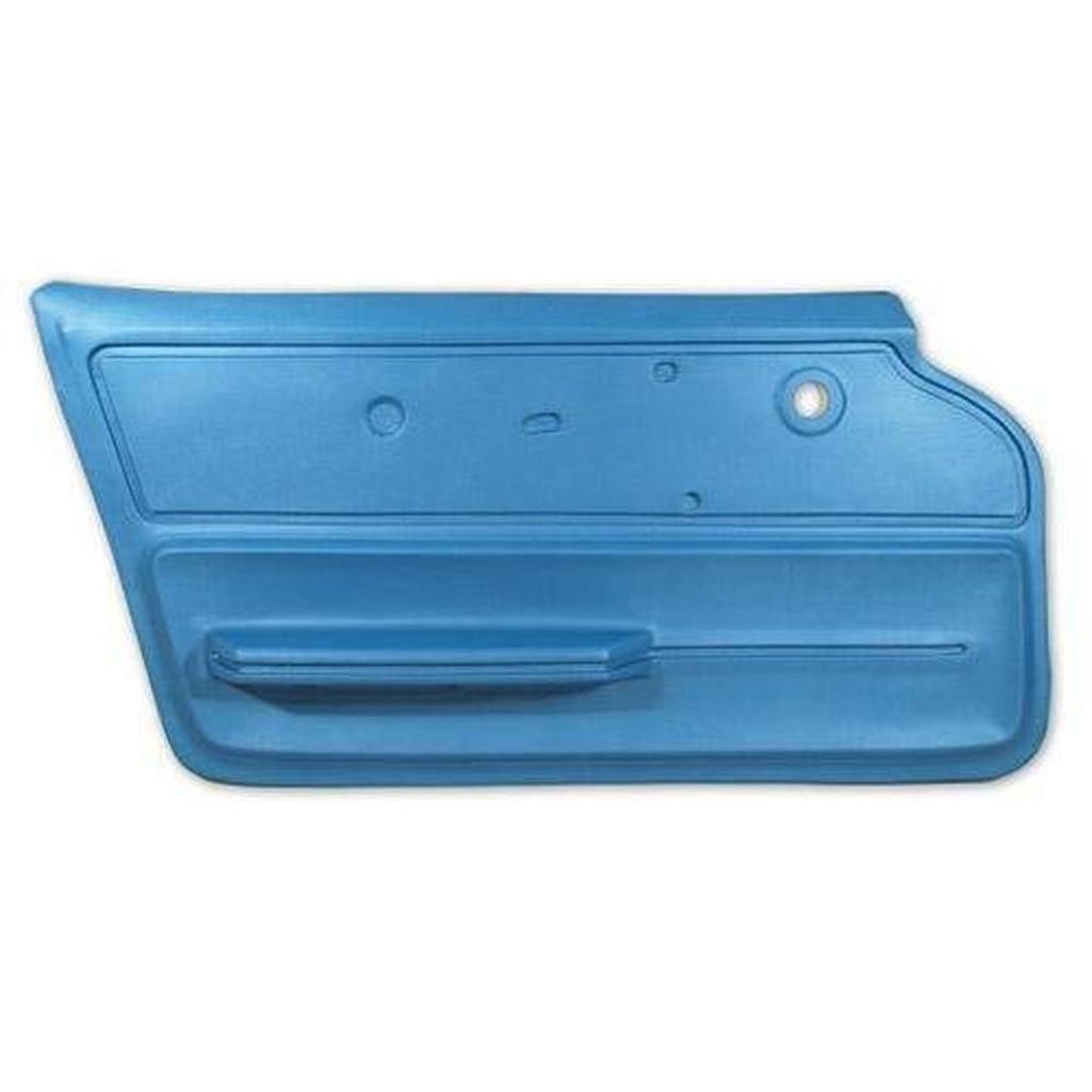Corvette Door Panel. Bright Blue Convertible With Felt LH: 1967