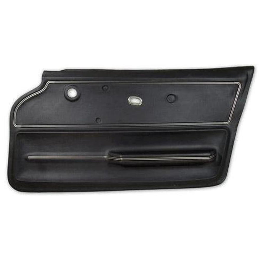Corvette Door Panel. Black Coupe With Trim RH: 1967