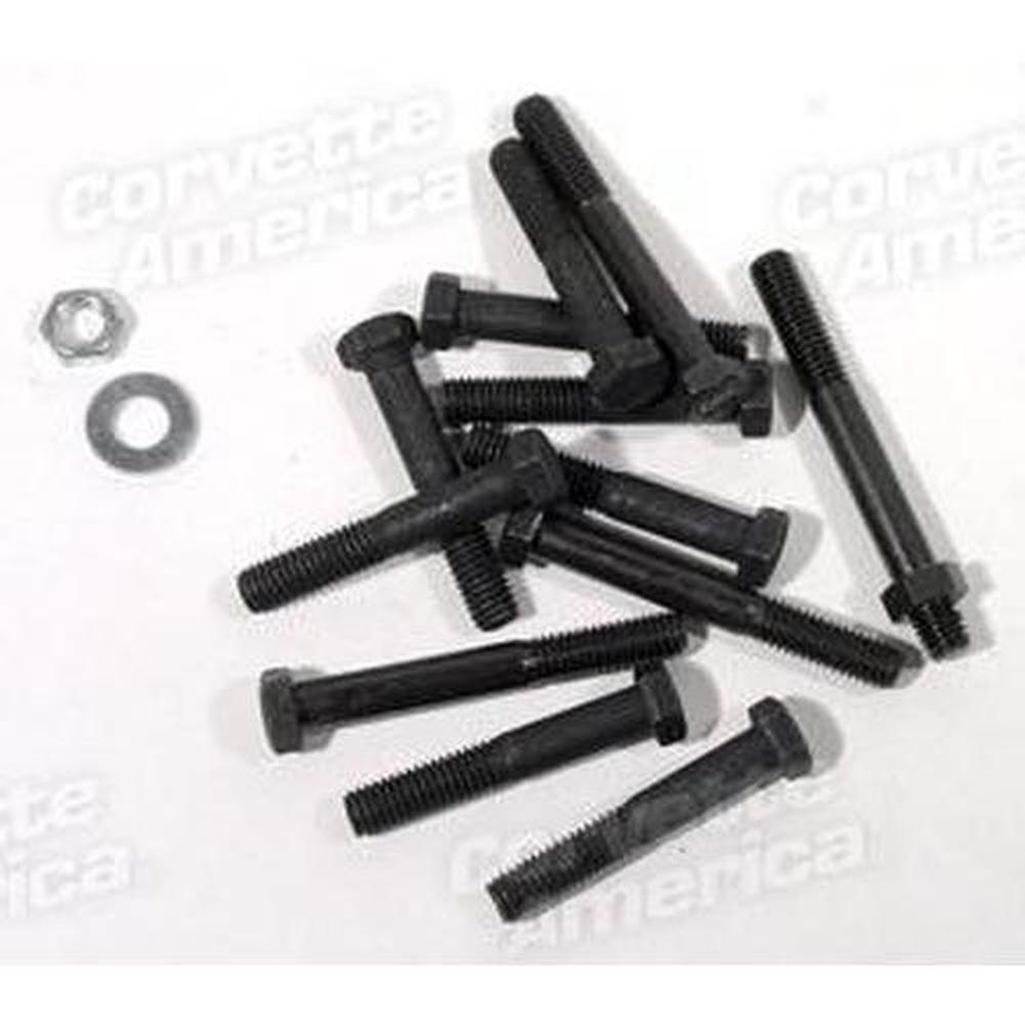 Corvette Exhaust Manifold Bolt Set. All: 1963