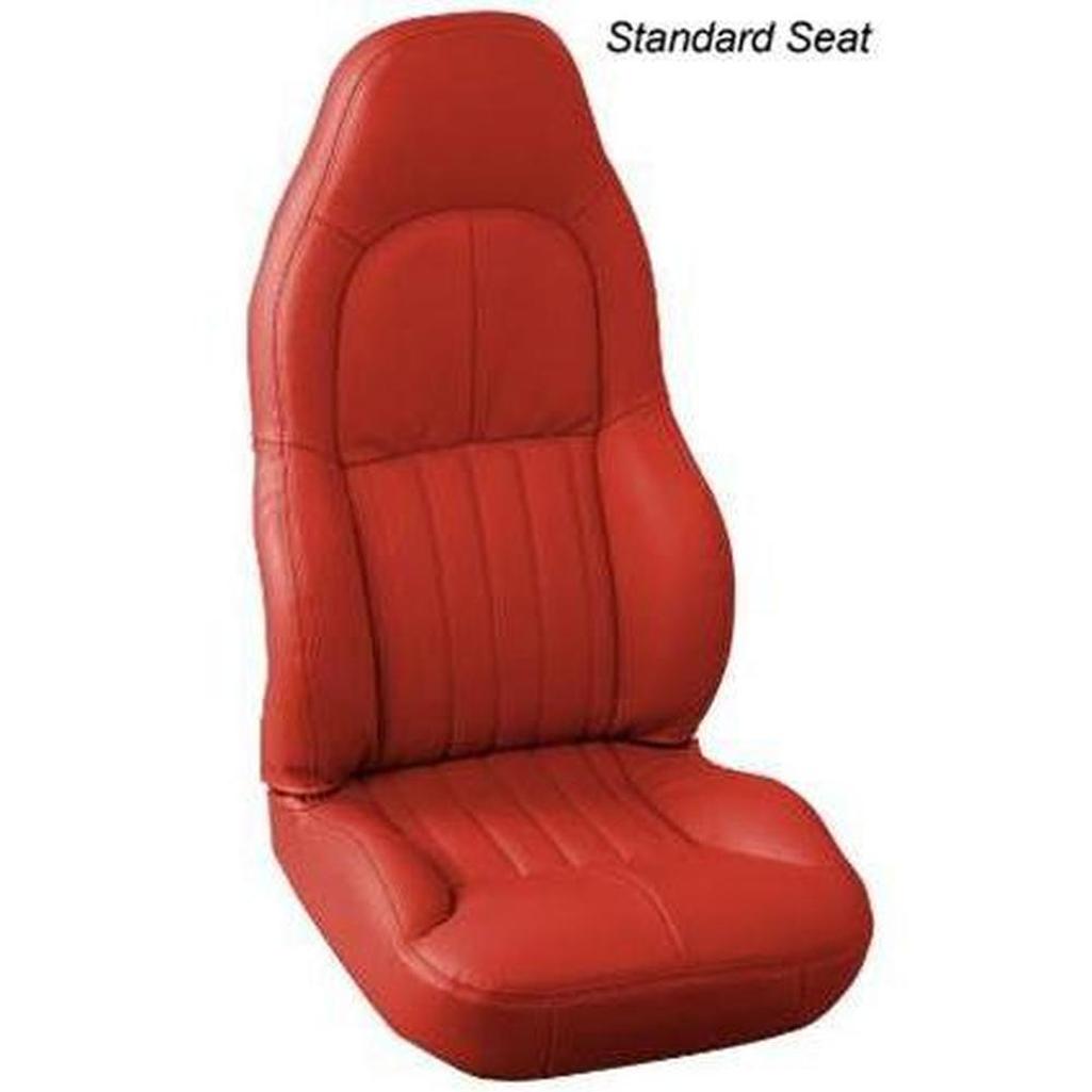 1997-2004 Corvette C5 Seat Covers - OEM Style Leather - Solid Colors (C5 & Z06)