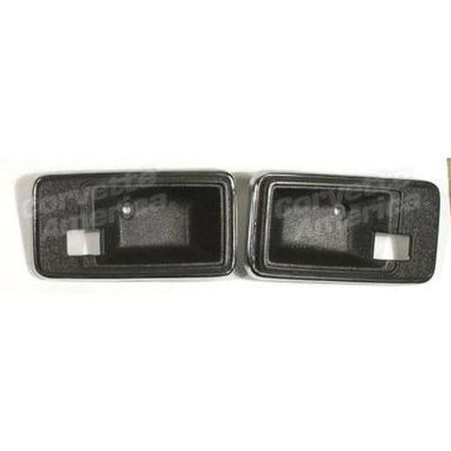 1978 Corvette C3 Door Latch Bezels - Dark Brown