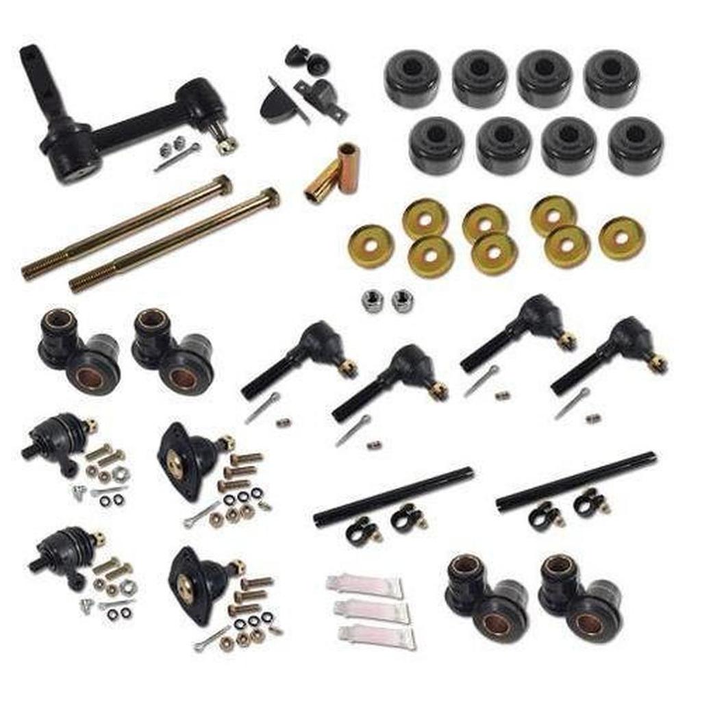 Corvette Front Suspension Rebuild Kit. Deluxe W/Polyurethane Bushings: 1963-1982