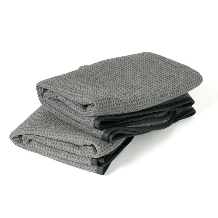 Liquid X Waffle Weave Microfiber Drying Towel XL Gray Matter 25" x 36"