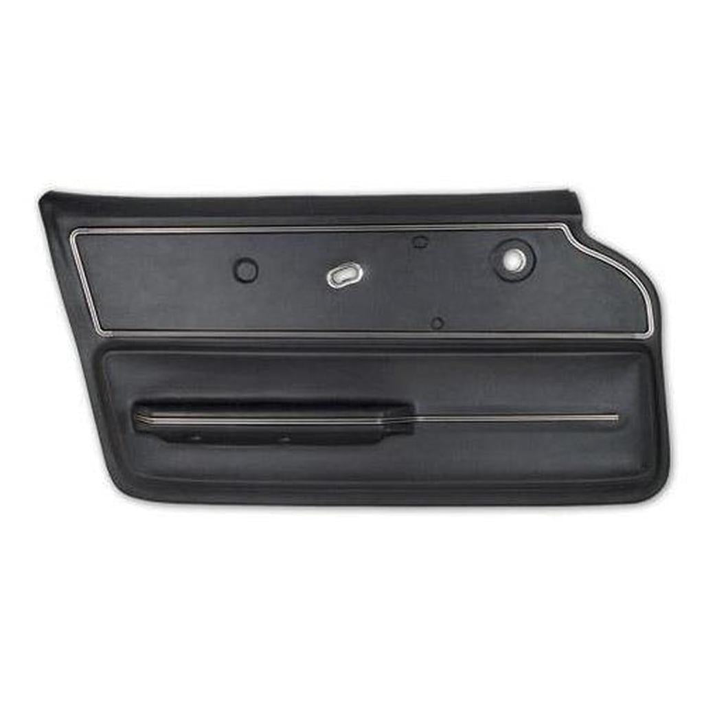 Corvette Door Panel. Black Convertible With Trim LH: 1967