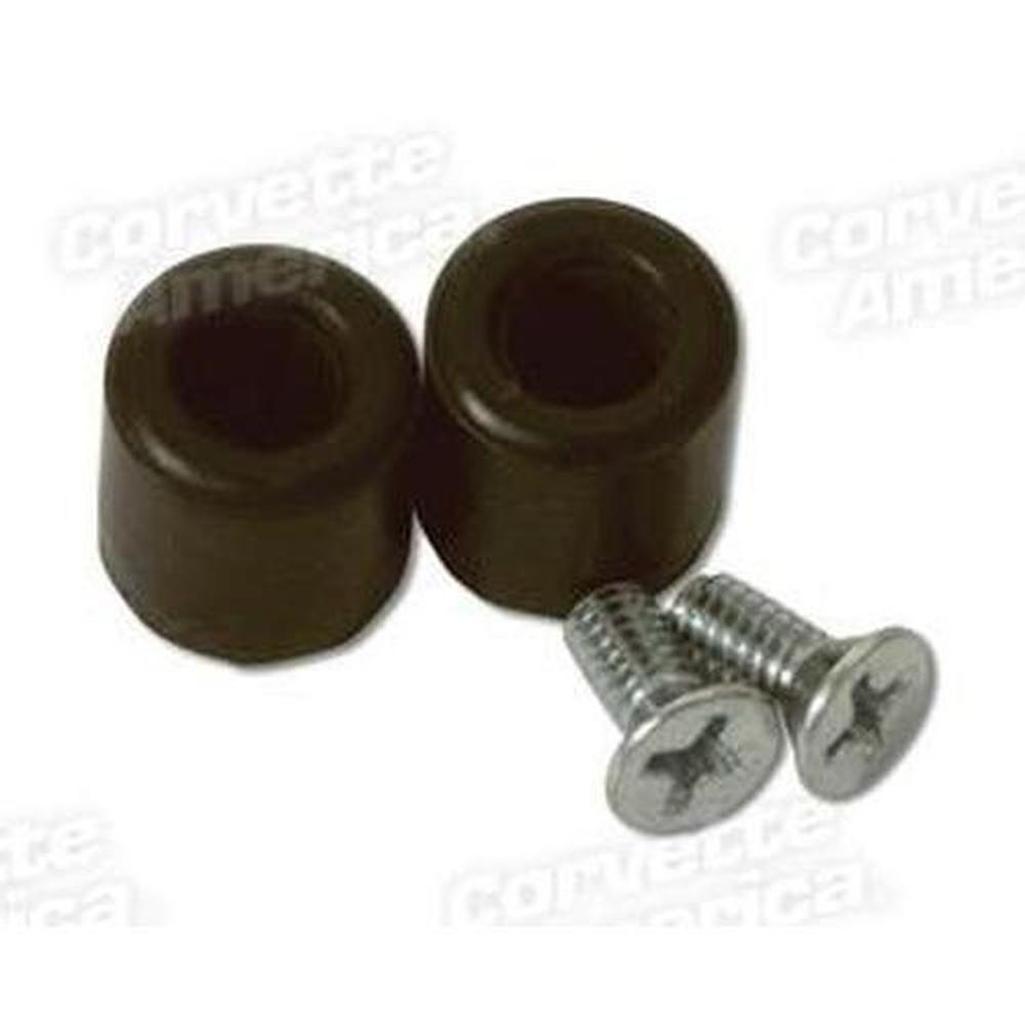 Corvette Door Striker Stops. W/Screws: 1956-1962