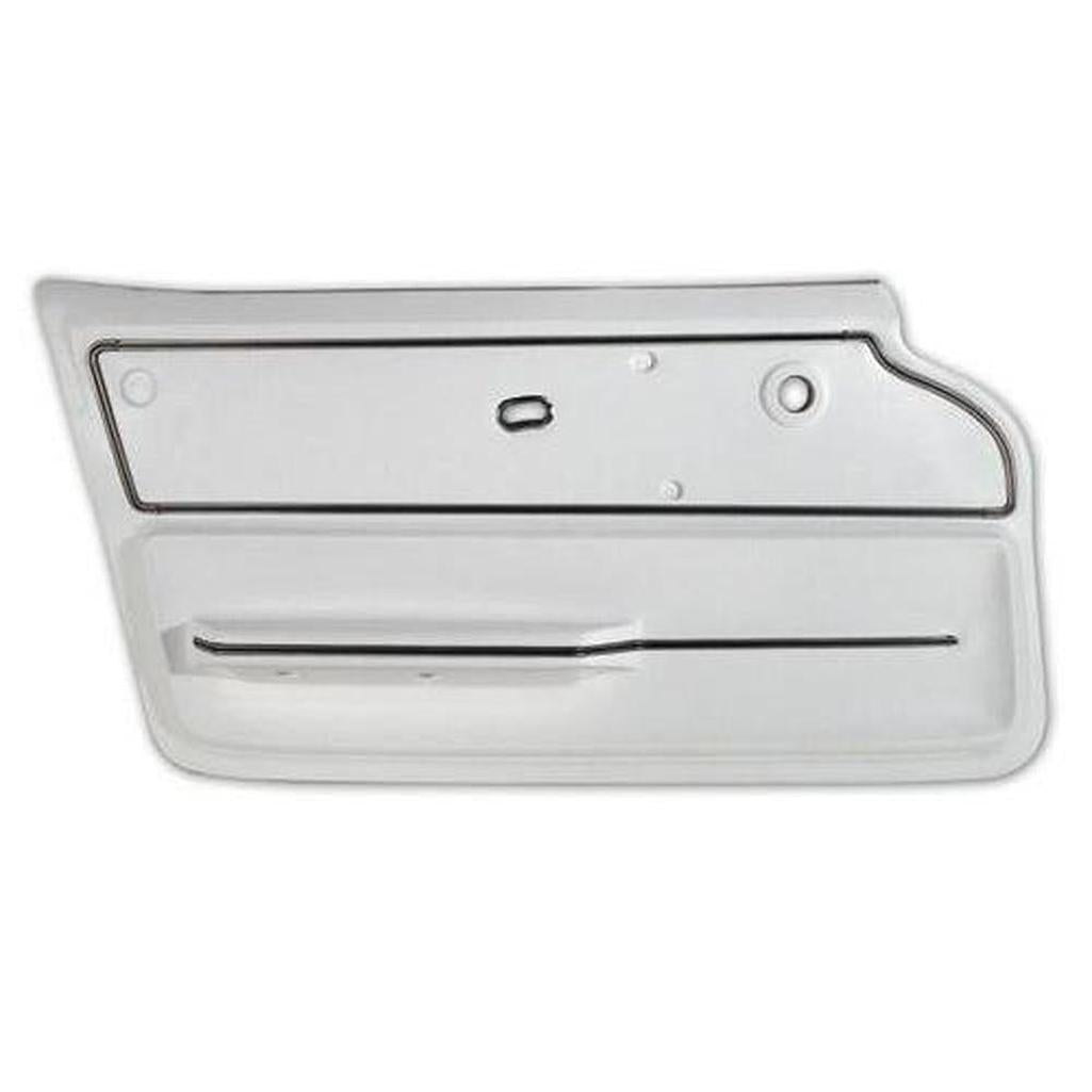 Corvette Door Panel. White Convertible With Trim LH: 1965-1966
