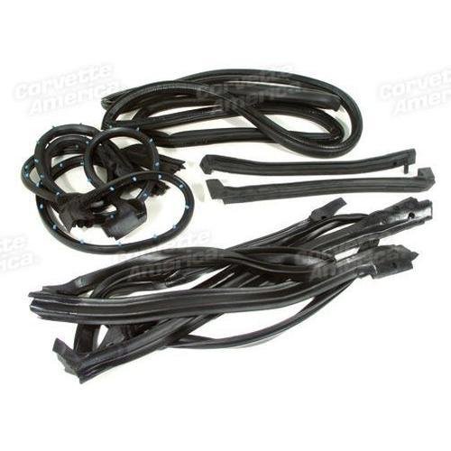 Corvette Weatherstrip Kit. Coupe Body 7 Piece - Import: 1990-1996