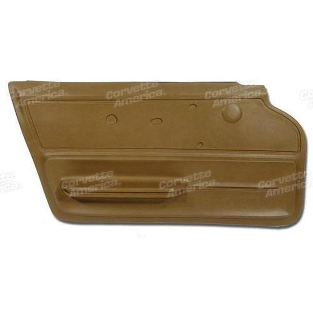 Corvette Door Panel. Saddle Coupe With Felt LH: 1967