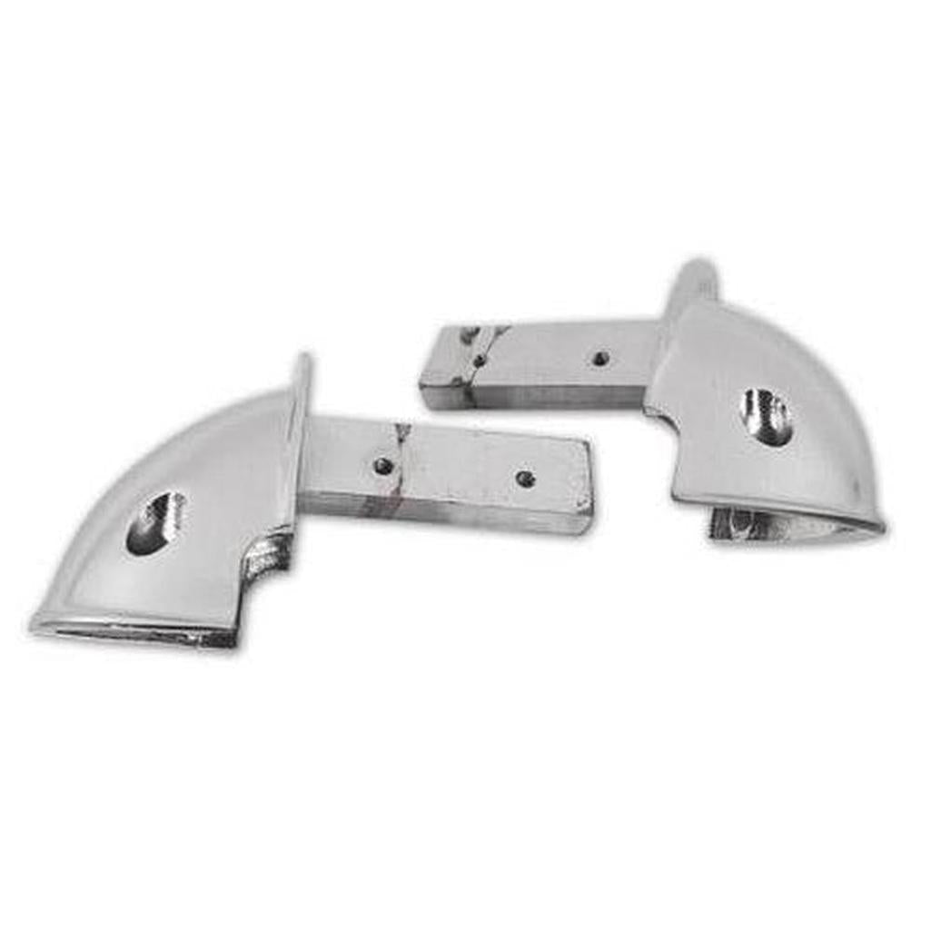 Corvette Armrest Chrome Ends.: 1958-1961