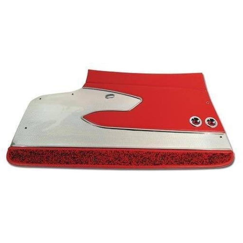 Corvette Door Panels. Red Deluxe: 1960