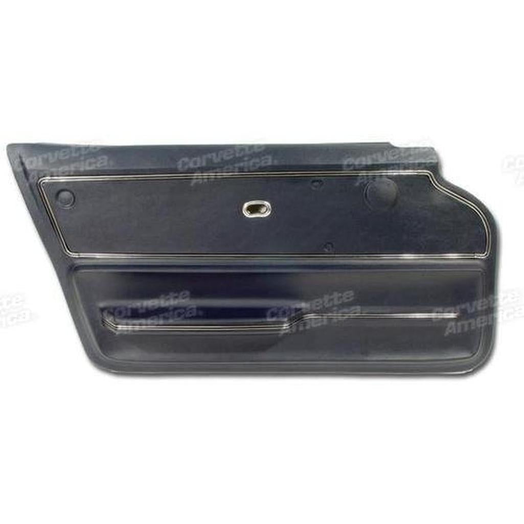 Corvette Door Panel. Dark Blue Coupe With Trim LH: 1966