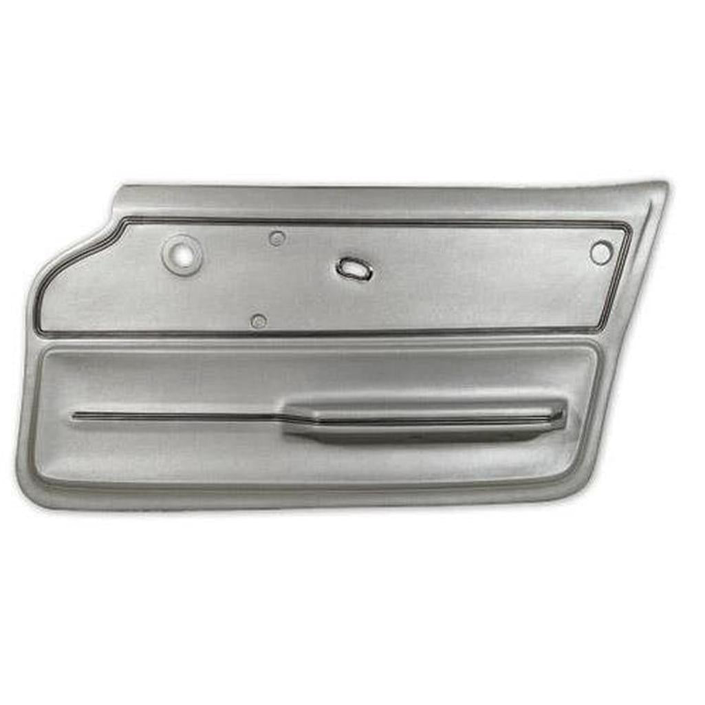 Corvette Door Panel. Silver Convertible With Trim RH: 1965-1966