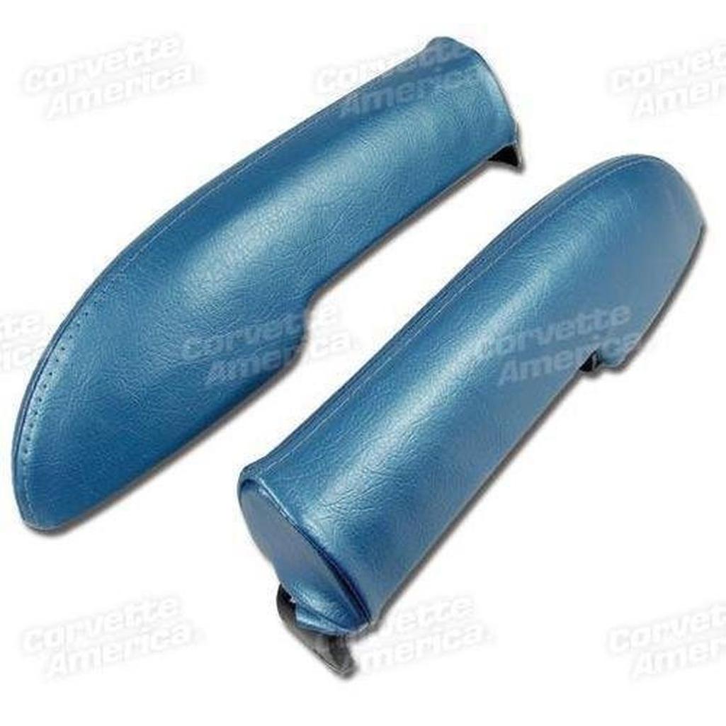 C1 1961 Corvette Armrests W/O Chrome Ends - Pair