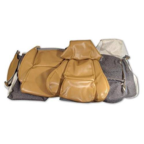 Corvette Leather Like Seat Covers. Saddle Standard: 1984-1987
