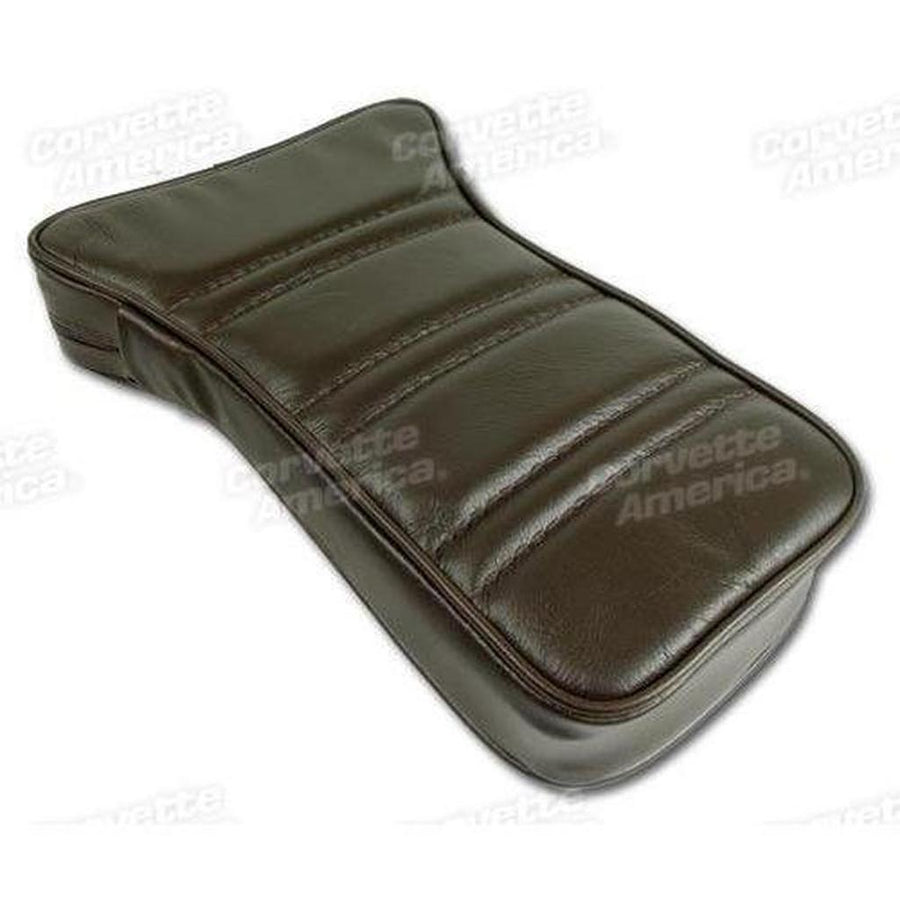 1976-1978 Corvette C3 Center Armrest - Dark Brown Leather