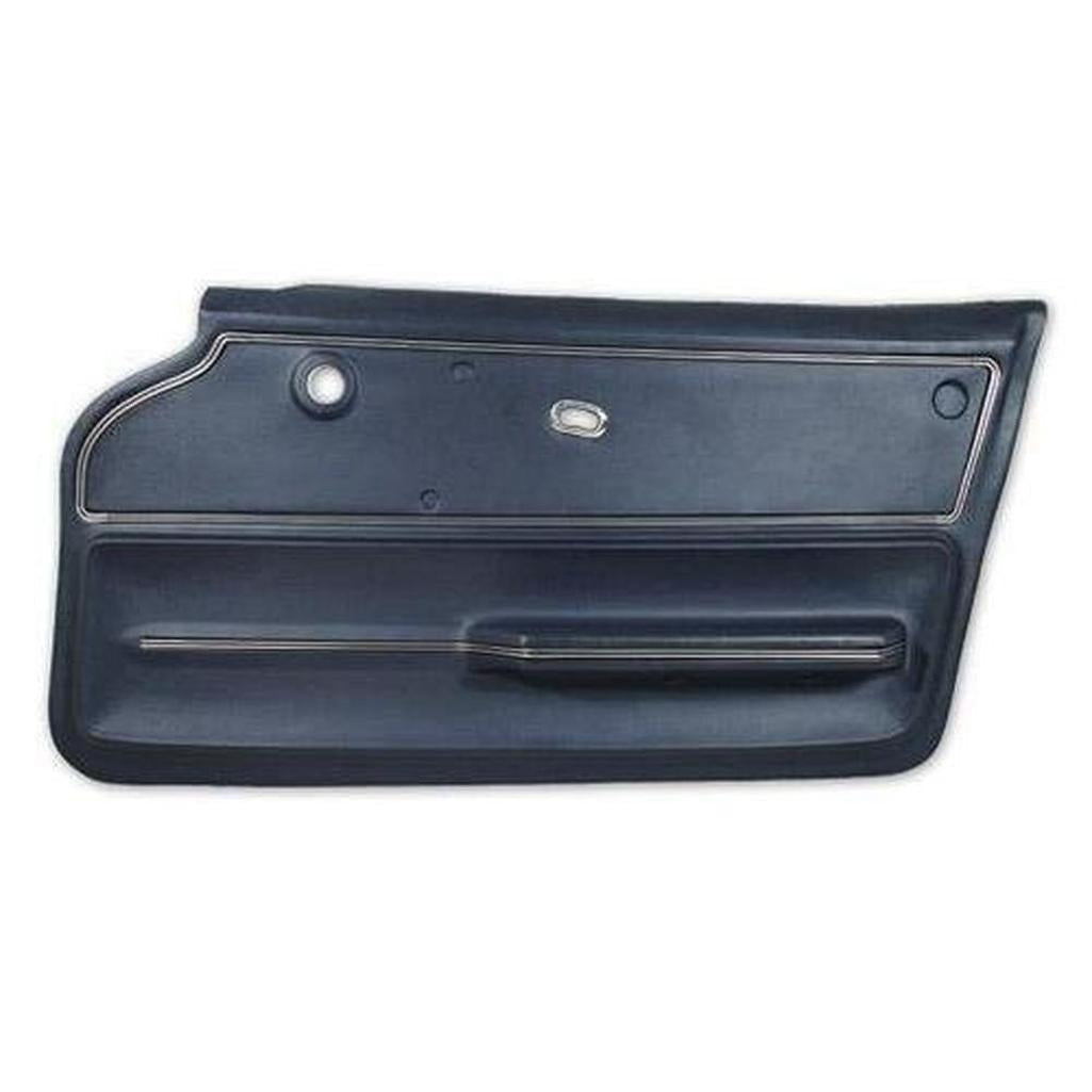 Corvette Door Panel. Dark Blue Coupe With Trim RH: 1966
