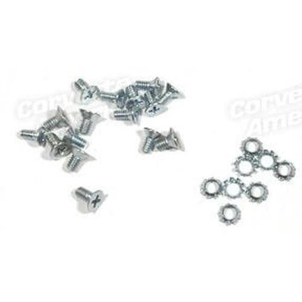 Corvette Door Window Frame/Upper Track Screw.: 1956-1962