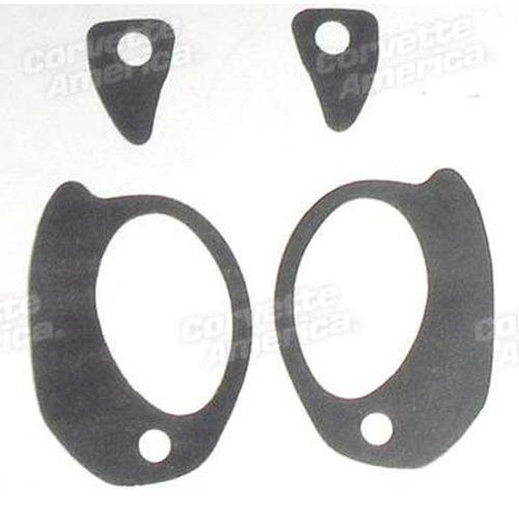 Corvette Door Handle Gasket Set. 4 Piece: 1956-1962