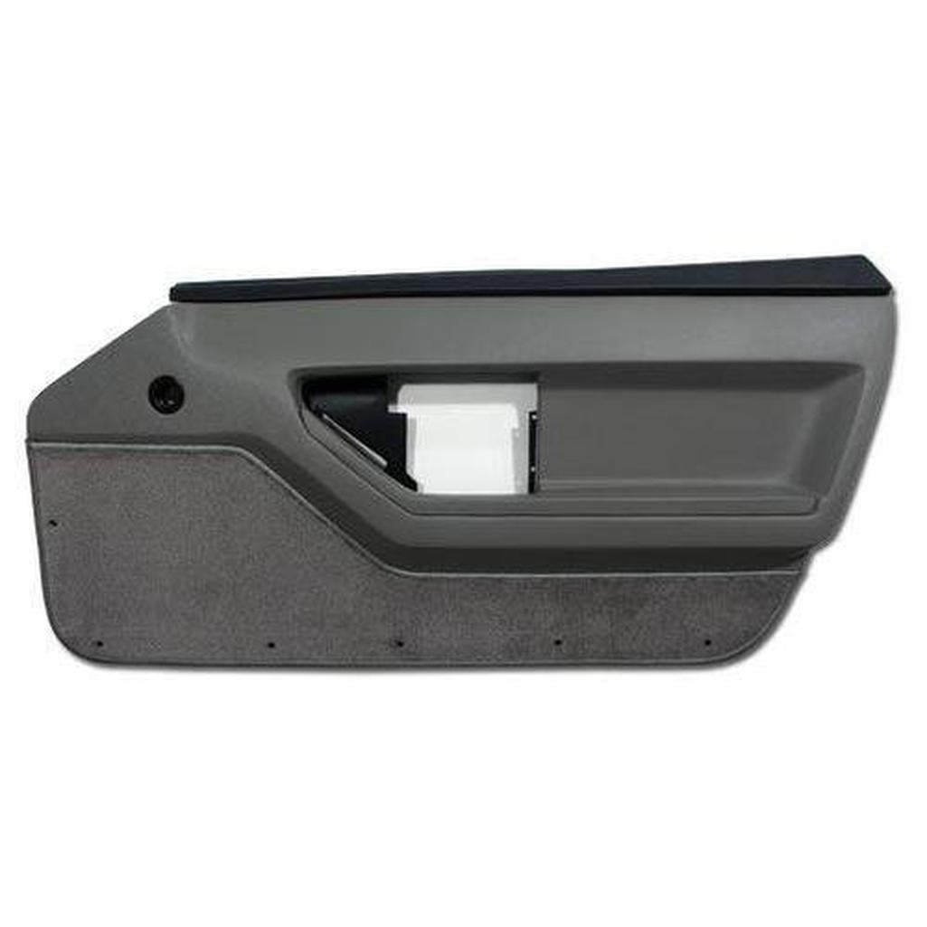 Corvette Door Panel. Gray Deluxe Convertible RH: 1988-1989