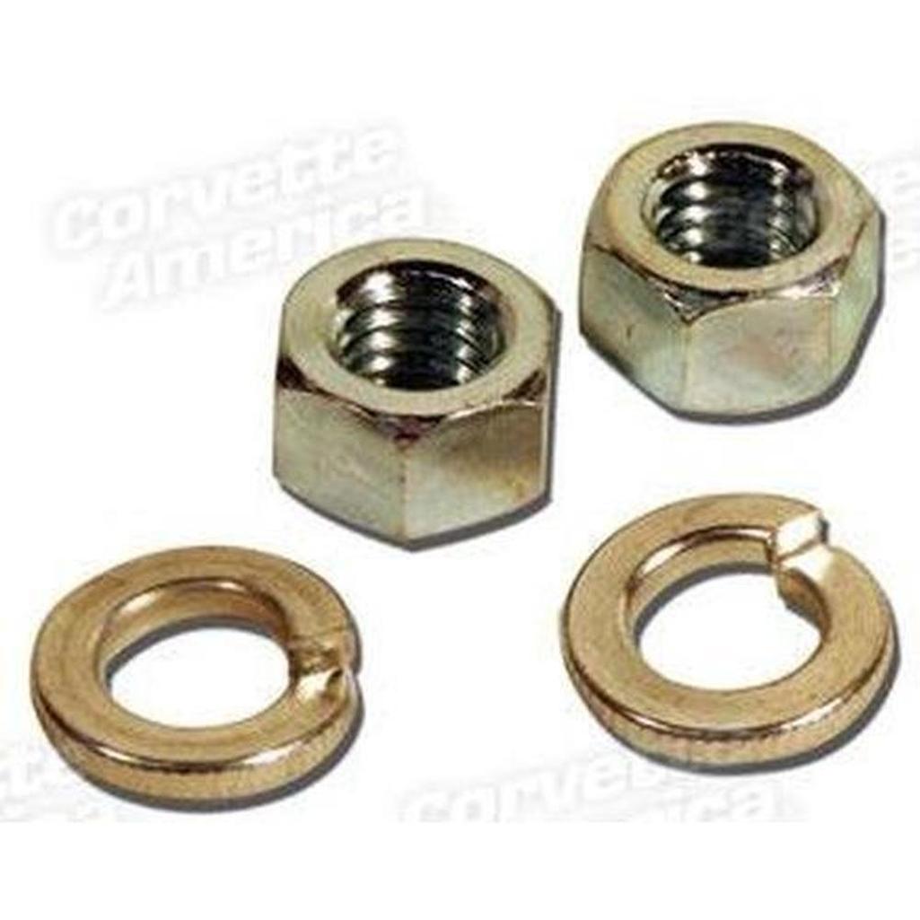 Corvette Master Cylinder Mount Nuts & Washers. 4 Piece: 1963 ...