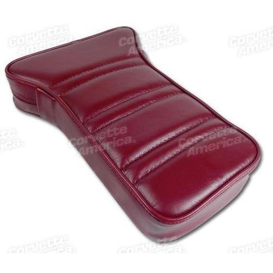 1973-1975 Corvette C3 Center Armrest - Oxblood Leather