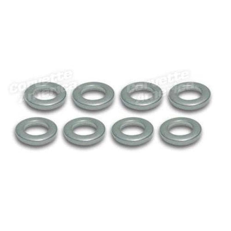 Corvette Exhaust Manifold Bolt Washers. 8 Piece Set: 1957-1980