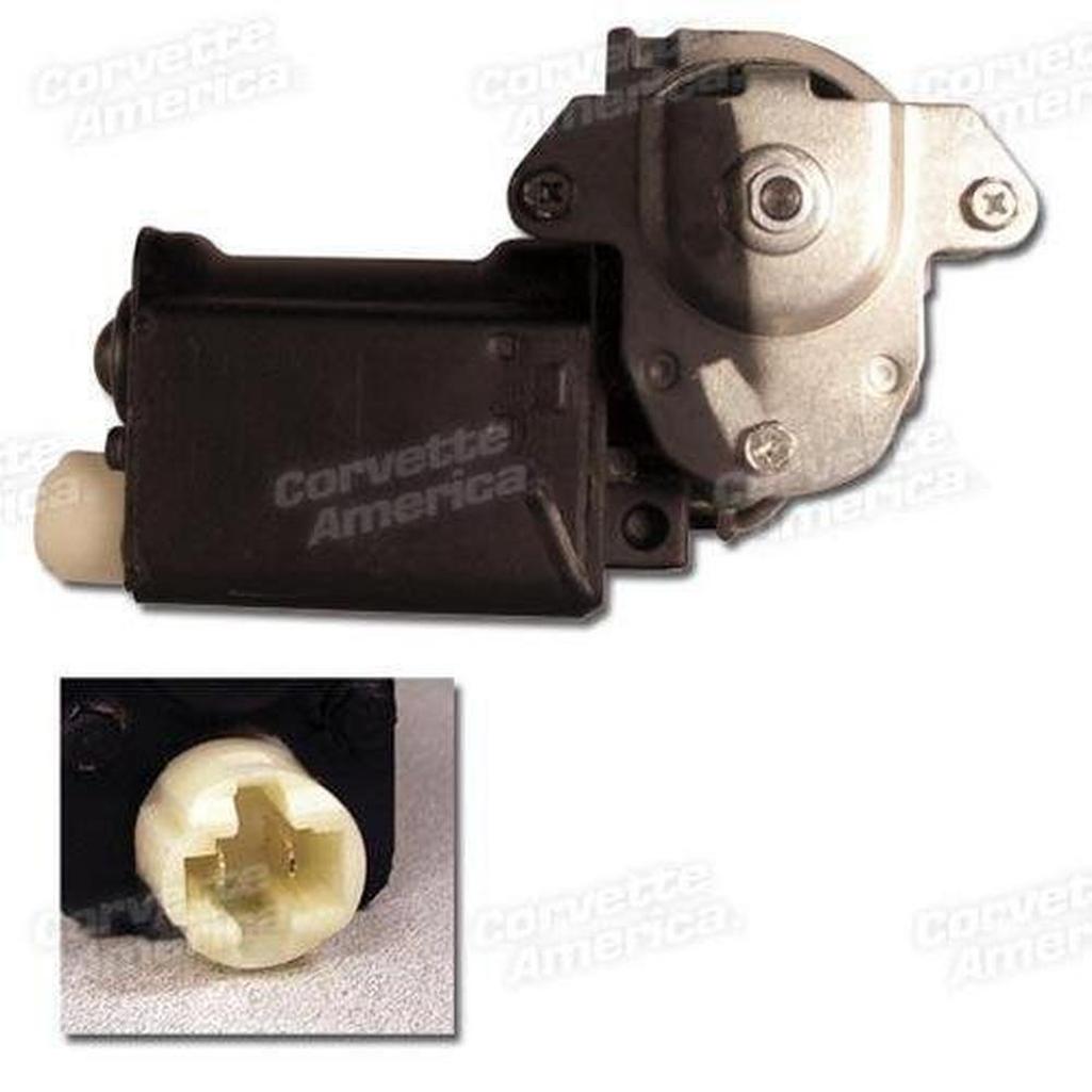 Corvette Power Window Motor - Right Hand - Flat Style 76L: 1976-1982