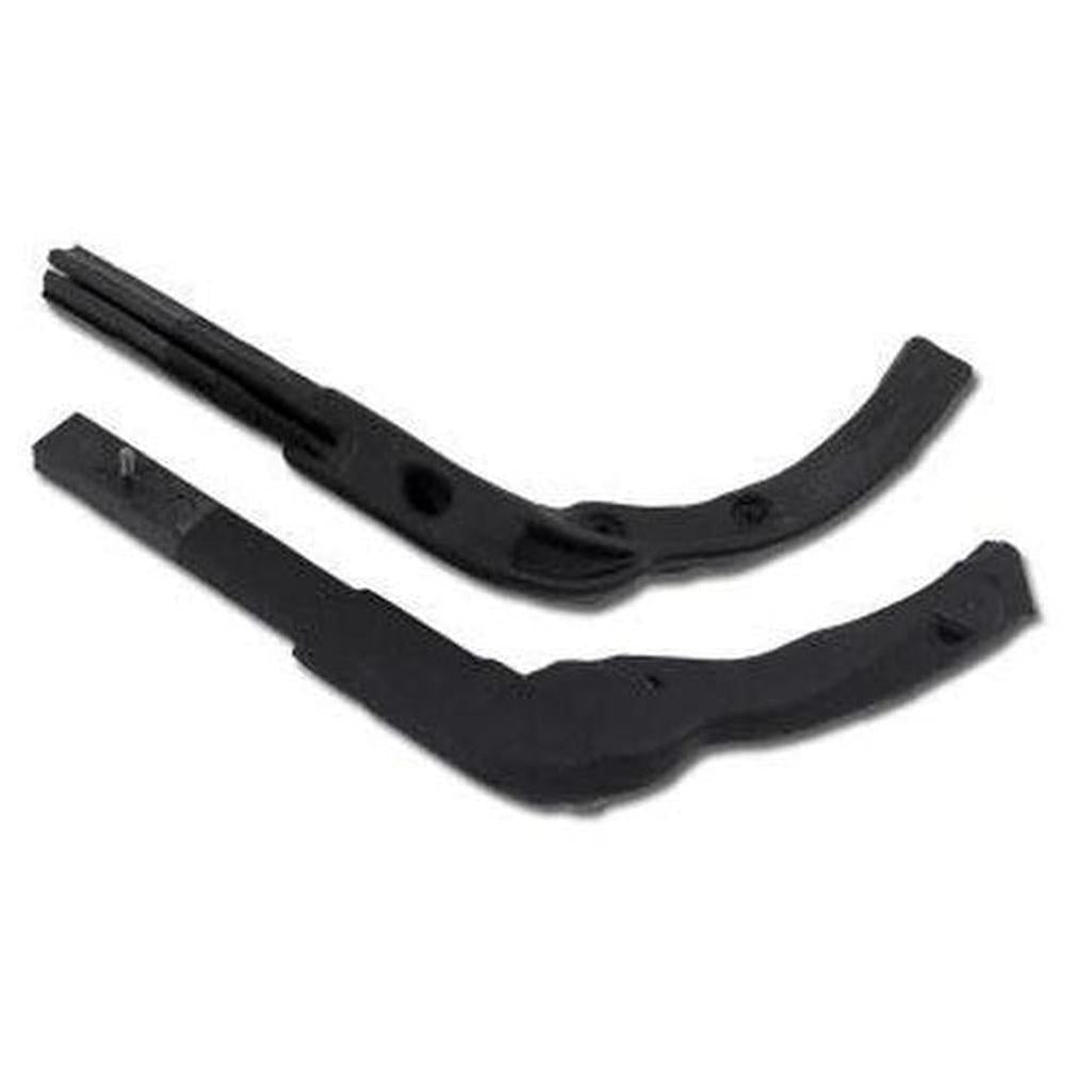 Corvette Weatherstrip. Convertible Top Header Extensions: 1963-1967