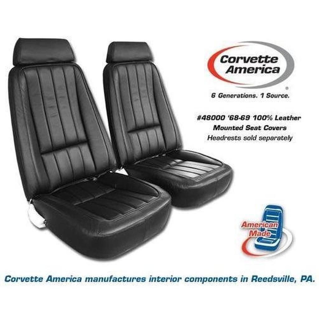 Corvette Mounted Seat Covers. Vinyl: 1976
