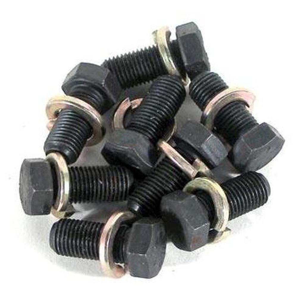 Corvette Brake Caliper Mount Bolts & Lockwashers. 8 Piece Set: 1965-1982