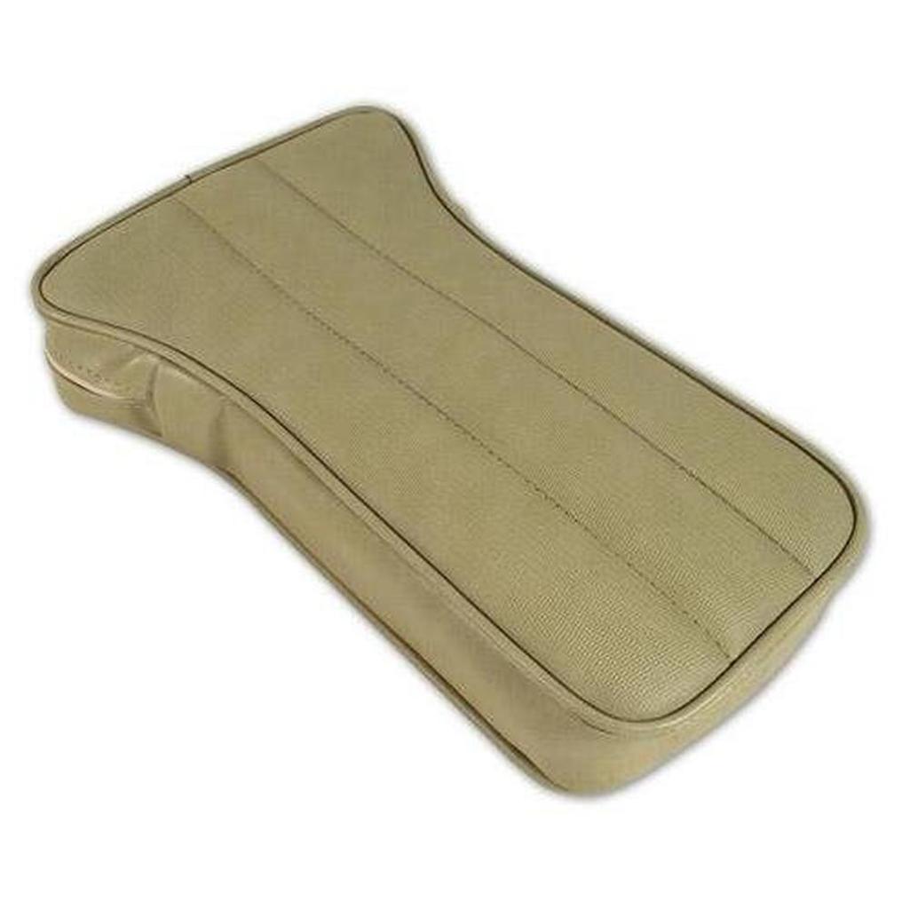 Corvette Center Armrest. Neutral Vinyl: 1974-1975