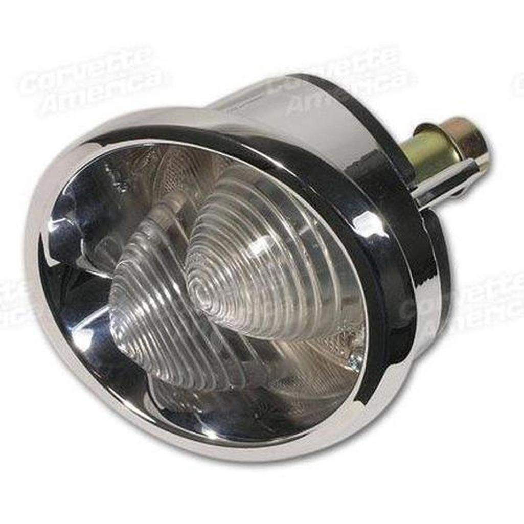 Corvette Backup Light Assembly. LH (Trim Parts): 1963-1966