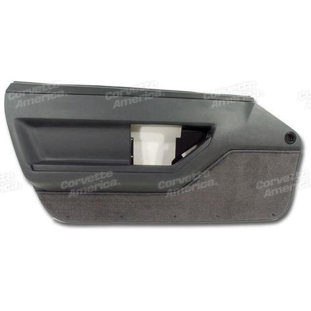 Corvette Door Panel. Graphite Deluxe Coupe LH: 1984-1987