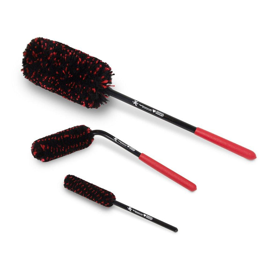 Liquid X Original Wheel Woolies Brushes 3 Piece Kit