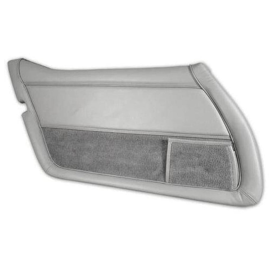 Corvette Leather Door Panel. Gray LH: 1982