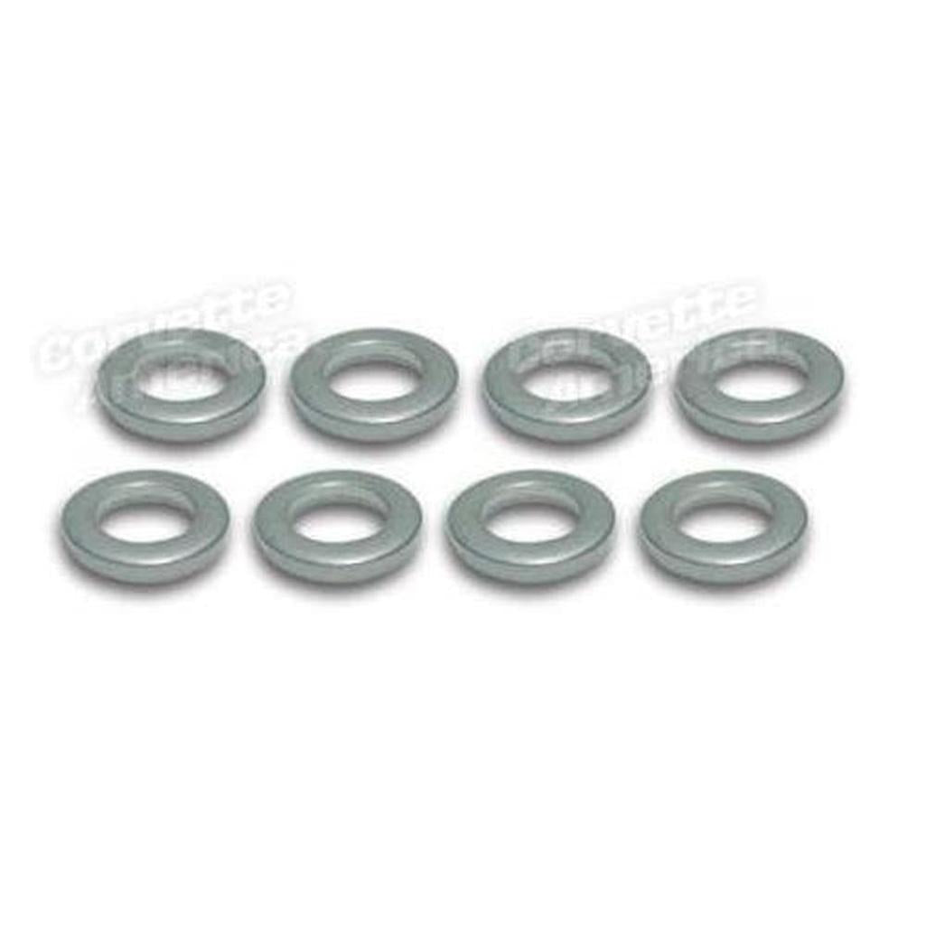 Corvette Exhaust Manifold Bolt Washers. 8 Piece Set: 1957-1980