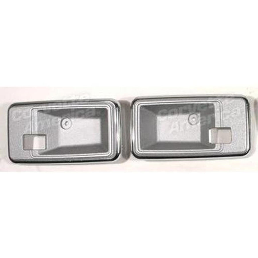 1978 Corvette C3 Door Latch Bezels - Silver Pace