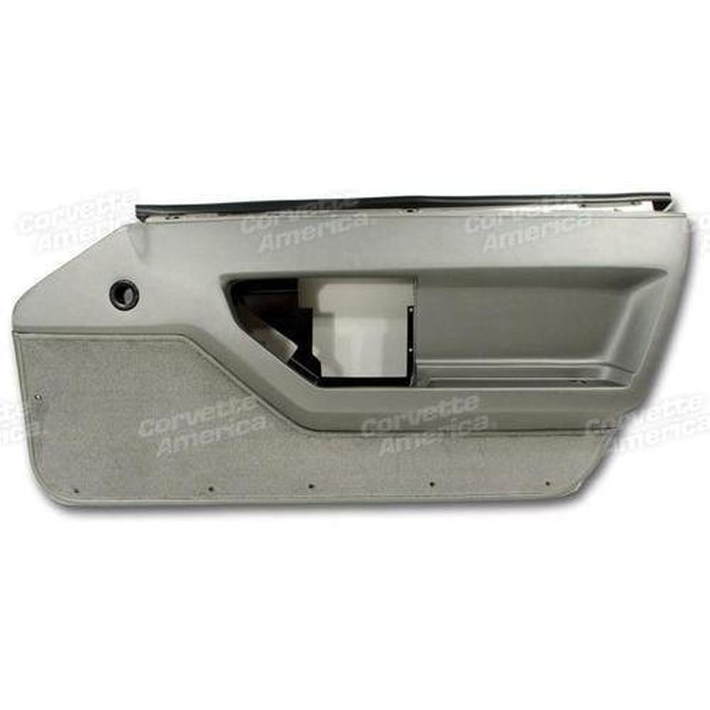 Corvette Door Panel. Gray RH: 1984-1987