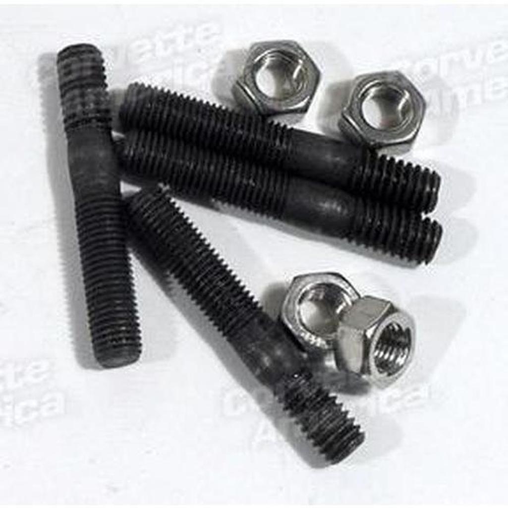 Corvette Carburetor To Intake Mount Stud & Nut Kit.: 1962-1965