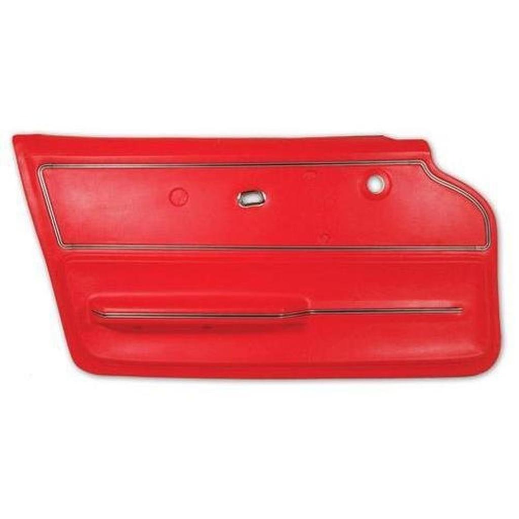Corvette Door Panel. Red Coupe With Trim LH: 1967