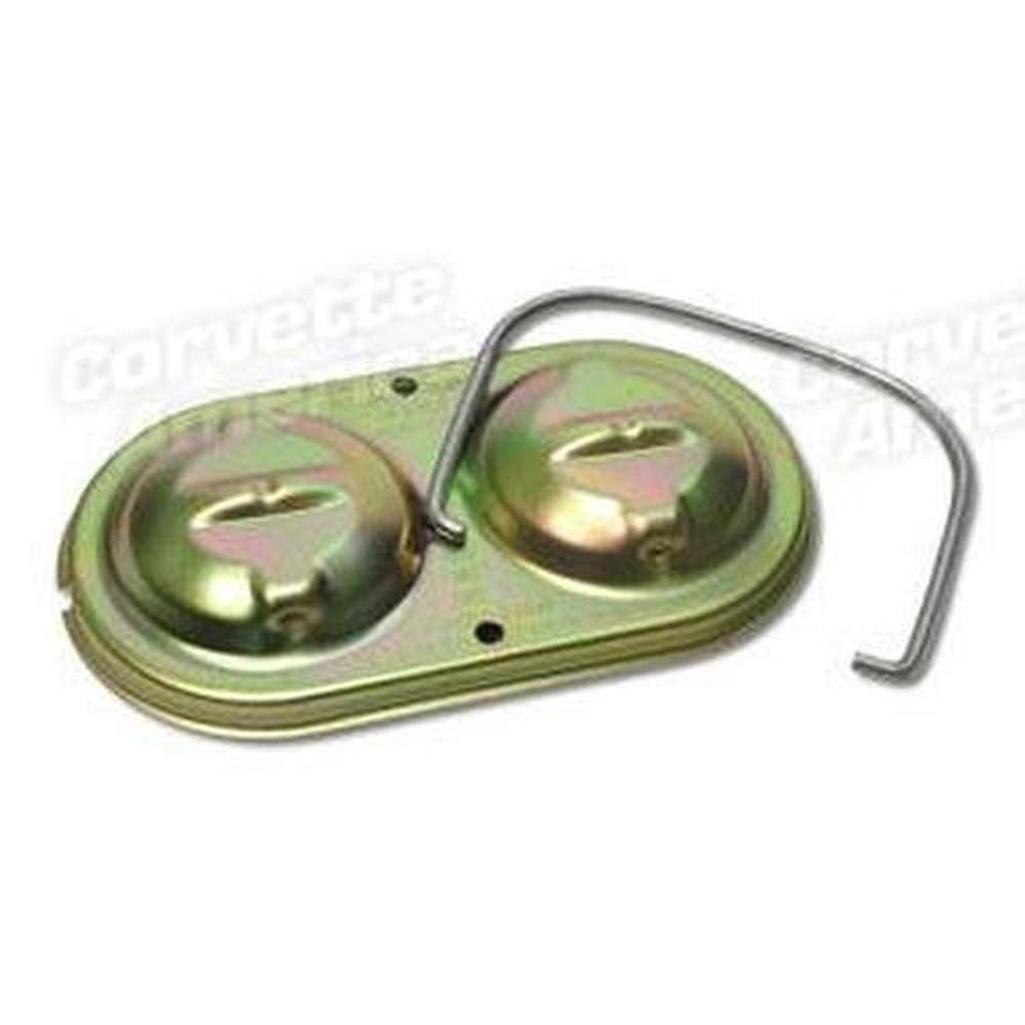 Corvette Master Cylinder Cap W/Bails. Vented: 1967-1982