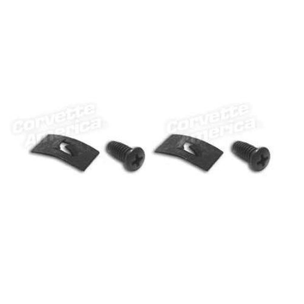 C2 1963-1967 Corvette Headlight Retract Switch Mount Screws & Nuts