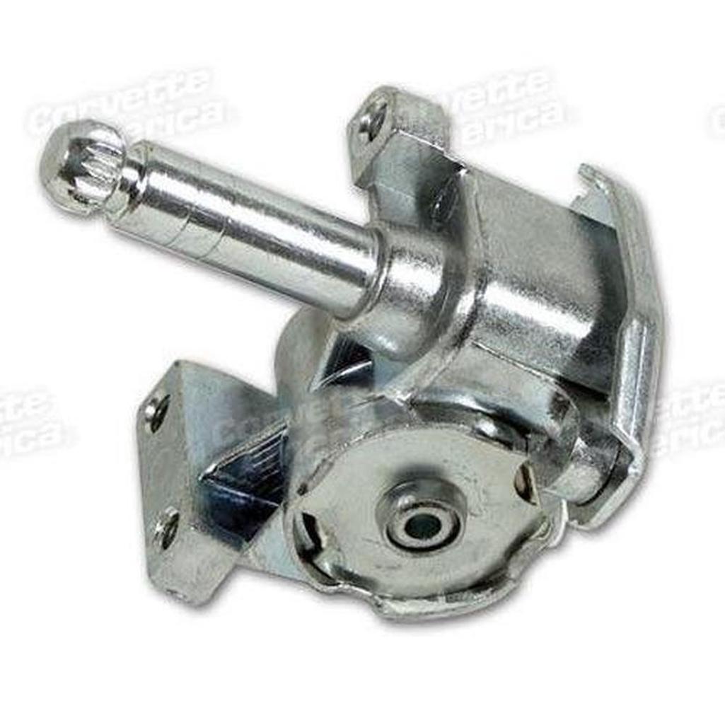 Corvette Vent Regulator. RH Convertible - 2 Rings On Shaft - Trim Parts: 1965-1967