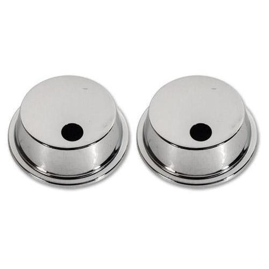 Corvette Headlight Actuator Covers. Chrome: 1968-1982