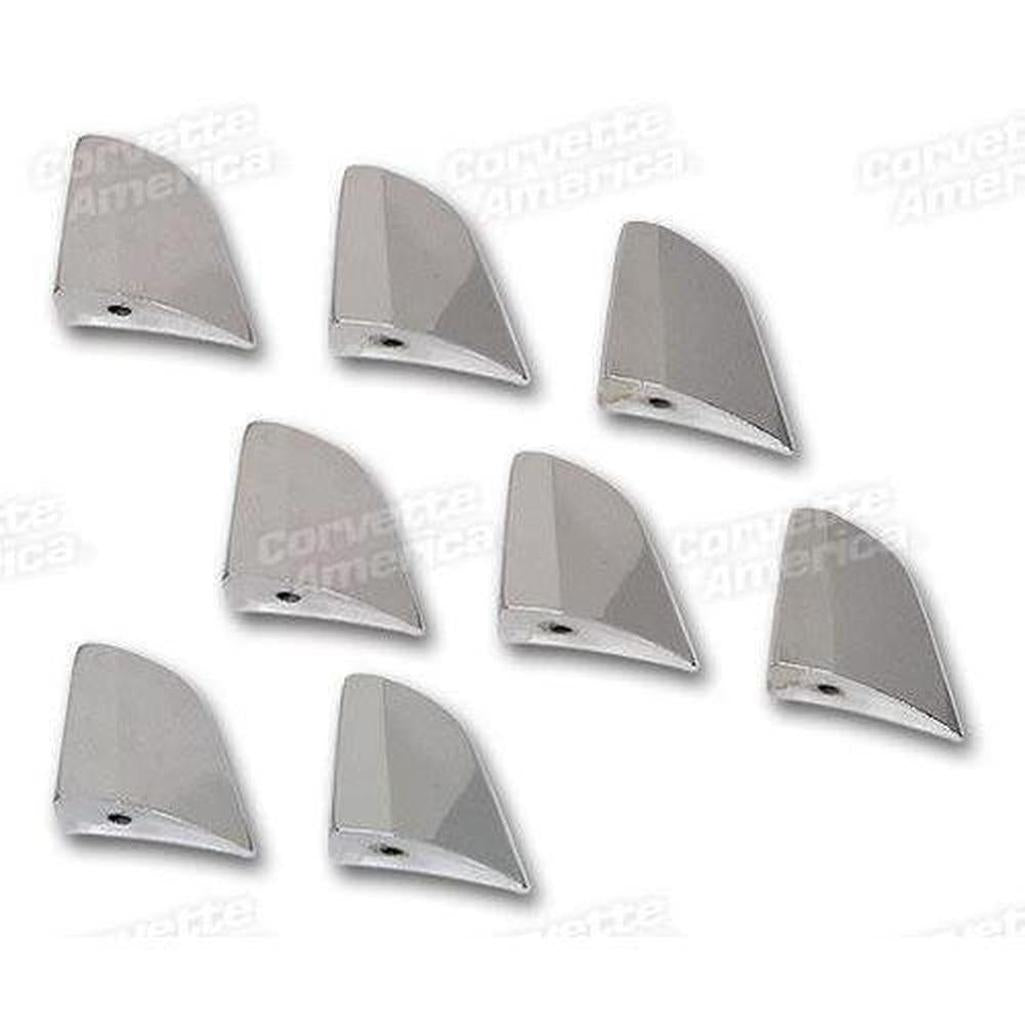 Corvette Hubcap Flippers. Set Of 8: 1953-1955