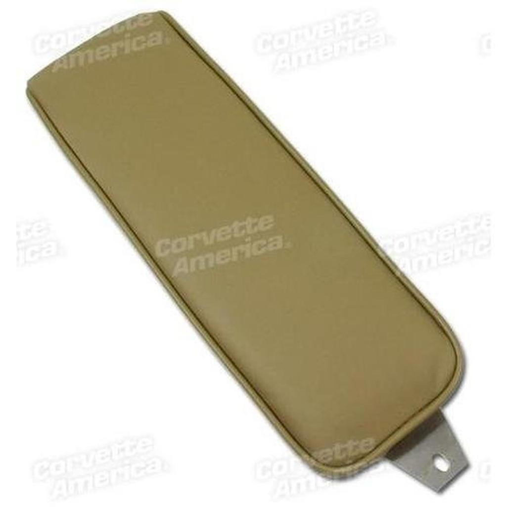 Corvette Center Armrest. Saddle Leather: 1965-1966