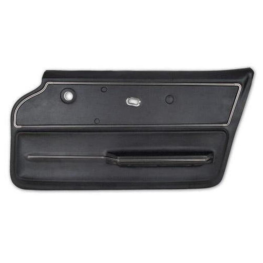 Corvette Door Panel. Black Convertible With Trim RH: 1967