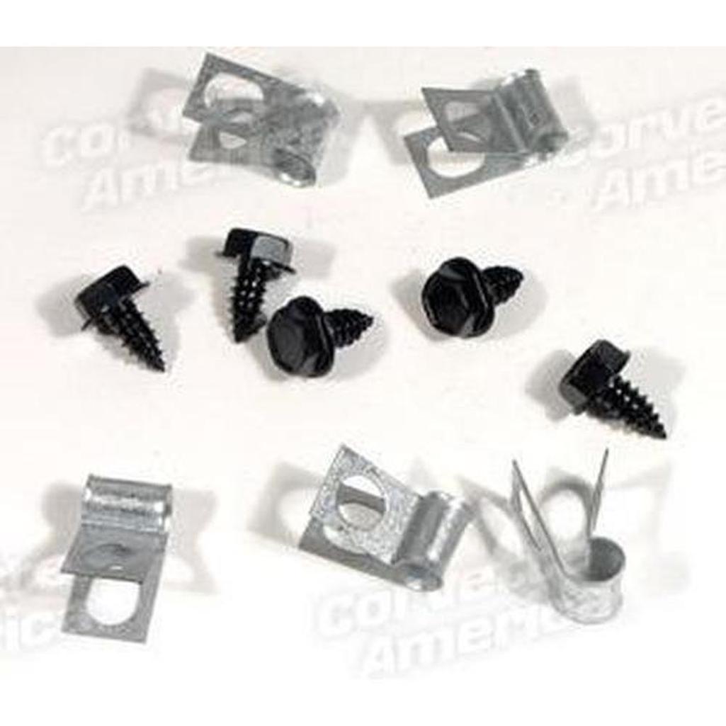 1974-1982 Corvette C3 Fuel Line Clips - 10 Piece Set
