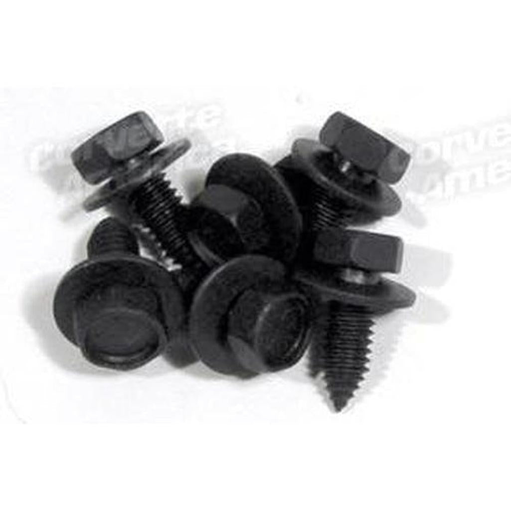 Corvette Headlight Housng Bearing Screw Set. 6 Piece: 1968-1982