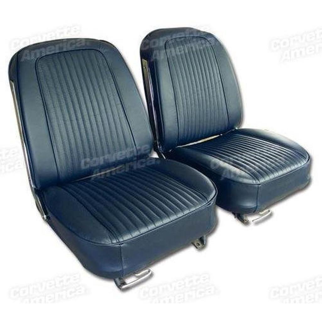Corvette Leather Seat Covers. Dark Blue: 1963 – CorvetteGuys.com